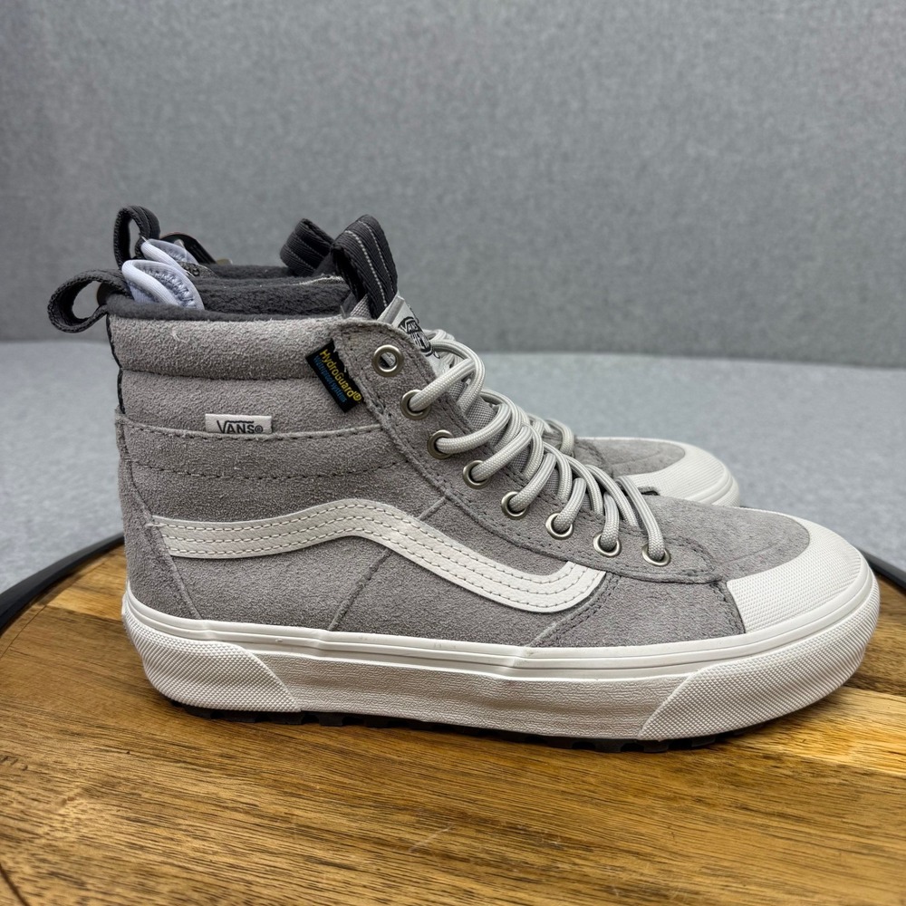 Vans Sk8 Hi Waterproof MTE Shoes Gray Skate Women's Size 8